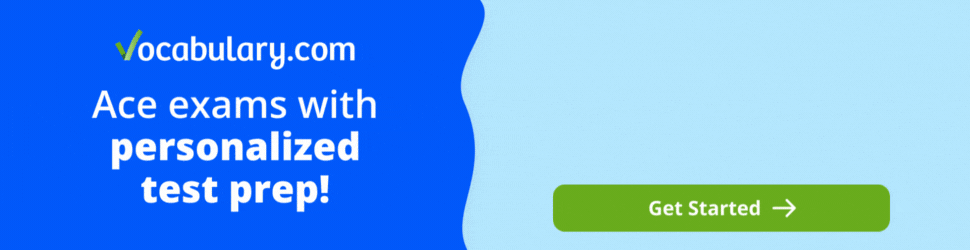 Vocabulary: Test Prep Feature 1